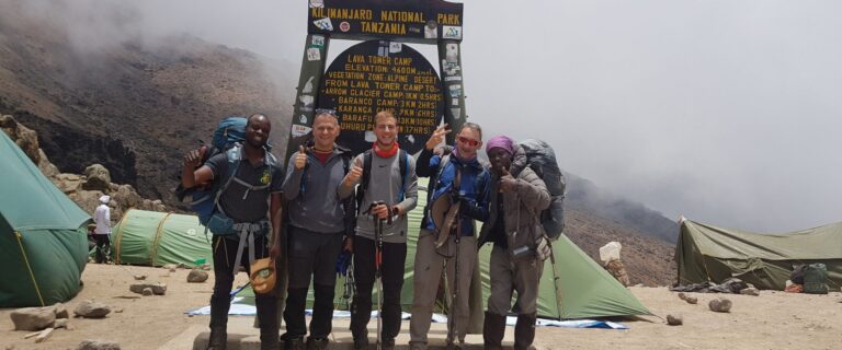8 Days Lemosho Route Kilimanjaro